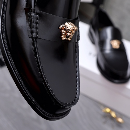 Replica Versace Leather Shoes For Men #1049151 $80.00 USD for Wholesale