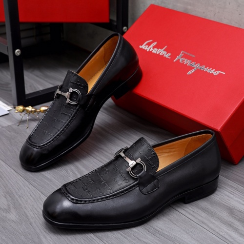 Salvatore Ferragamo Leather Shoes For Men #1049180 $82.00 USD, Wholesale Replica Salvatore Ferragamo Leather Shoes