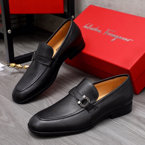 Salvatore Ferragamo Leather Shoes For Men #1049256 $88.00 USD, Wholesale Replica Salvatore Ferragamo Leather Shoes