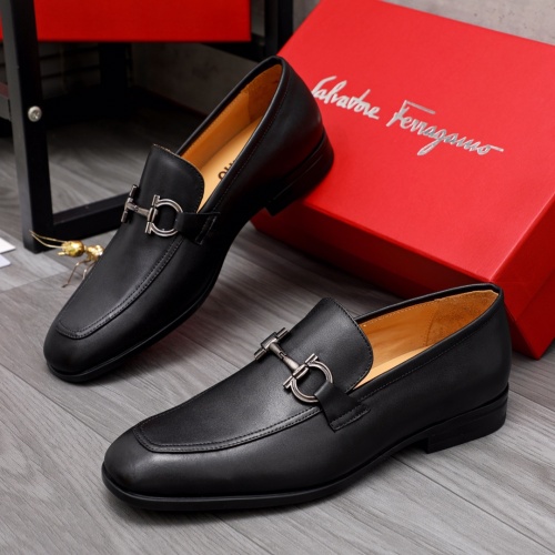 Salvatore Ferragamo Leather Shoes For Men #1049260 $88.00 USD, Wholesale Replica Salvatore Ferragamo Leather Shoes
