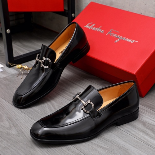 Salvatore Ferragamo Leather Shoes For Men #1049261 $88.00 USD, Wholesale Replica Salvatore Ferragamo Leather Shoes