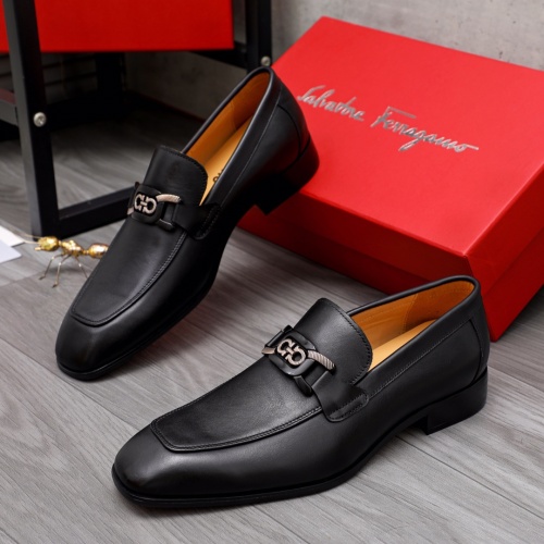 Salvatore Ferragamo Leather Shoes For Men #1049268 $82.00 USD, Wholesale Replica Salvatore Ferragamo Leather Shoes