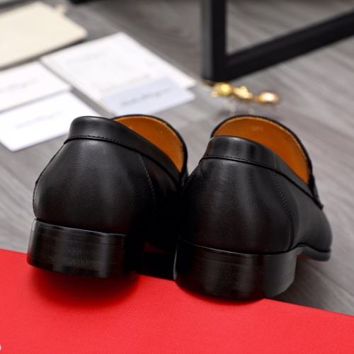 Replica Salvatore Ferragamo Leather Shoes For Men #1049268 $82.00 USD for Wholesale