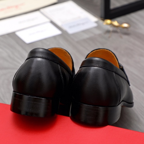 Replica Salvatore Ferragamo Leather Shoes For Men #1049269 $82.00 USD for Wholesale