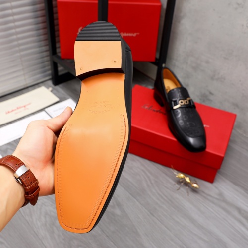 Replica Salvatore Ferragamo Leather Shoes For Men #1049269 $82.00 USD for Wholesale