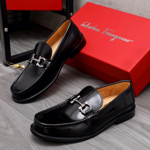 Salvatore Ferragamo Leather Shoes For Men #1049271 $82.00 USD, Wholesale Replica Salvatore Ferragamo Leather Shoes