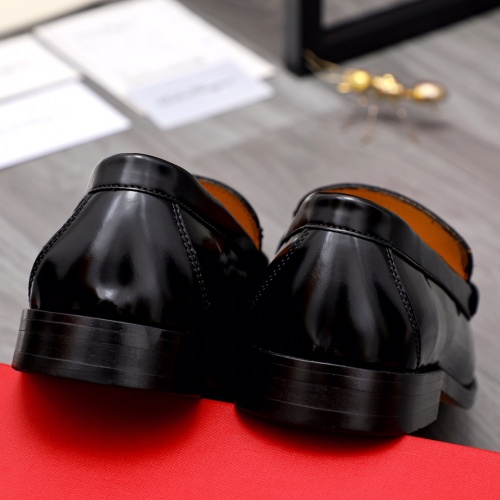 Replica Salvatore Ferragamo Leather Shoes For Men #1049271 $82.00 USD for Wholesale