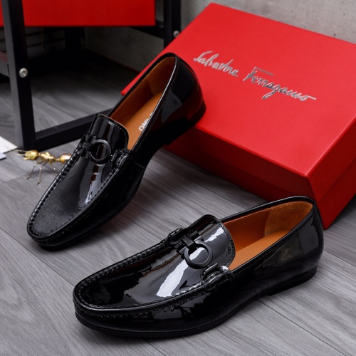 Salvatore Ferragamo Leather Shoes For Men #1049276 $76.00 USD, Wholesale Replica Salvatore Ferragamo Leather Shoes