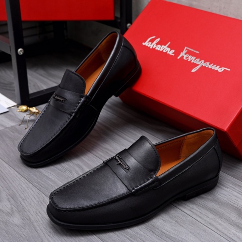 Salvatore Ferragamo Leather Shoes For Men #1049278 $76.00 USD, Wholesale Replica Salvatore Ferragamo Leather Shoes