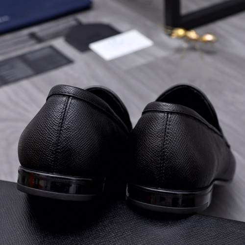 Replica Prada Leather Shoes For Men #1049349 $80.00 USD for Wholesale