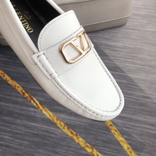 Replica Valentino Leather Shoes For Men #1049575 $98.00 USD for Wholesale
