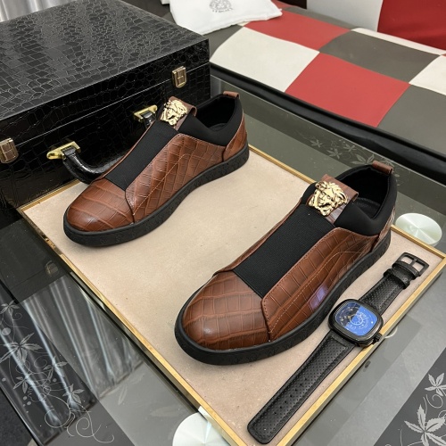 Versace Casual Shoes For Men #1049633 $72.00 USD, Wholesale Replica Versace Casual Shoes