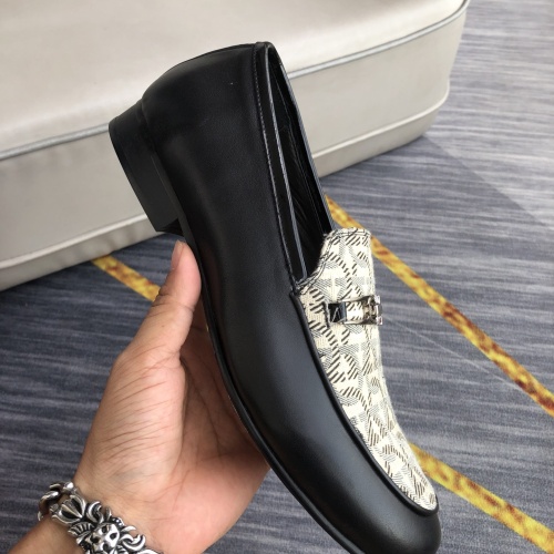 Replica Salvatore Ferragamo Leather Shoes For Men #1049721 $98.00 USD for Wholesale