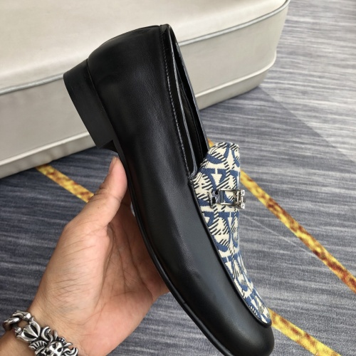 Replica Salvatore Ferragamo Leather Shoes For Men #1049722 $98.00 USD for Wholesale
