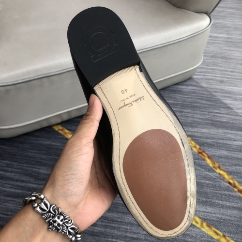 Replica Salvatore Ferragamo Leather Shoes For Men #1049723 $98.00 USD for Wholesale