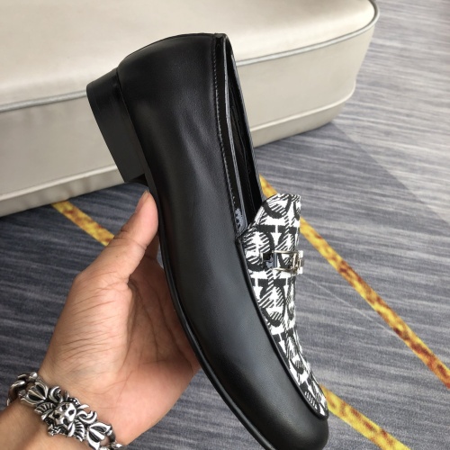 Replica Salvatore Ferragamo Leather Shoes For Men #1049724 $98.00 USD for Wholesale
