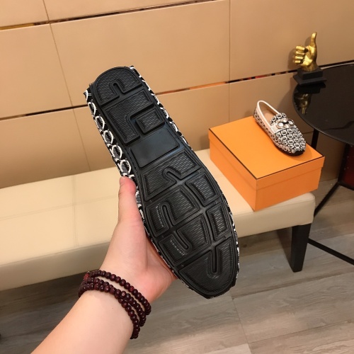 Replica Salvatore Ferragamo Leather Shoes For Men #1049840 $76.00 USD for Wholesale
