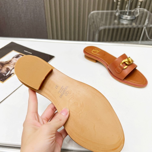 Replica Valentino Slippers For Women #1050018 $85.00 USD for Wholesale