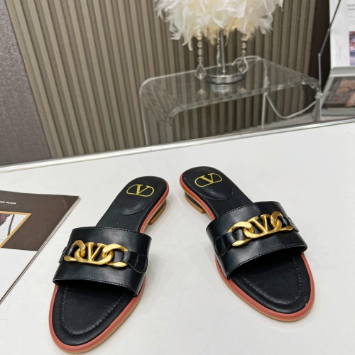 Replica Valentino Slippers For Women #1050019 $85.00 USD for Wholesale
