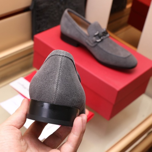 Replica Salvatore Ferragamo Leather Shoes For Men #1050137 $125.00 USD for Wholesale