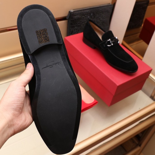 Replica Salvatore Ferragamo Leather Shoes For Men #1050138 $125.00 USD for Wholesale