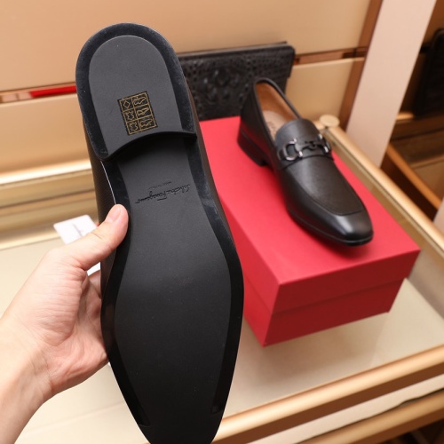 Replica Salvatore Ferragamo Leather Shoes For Men #1050139 $125.00 USD for Wholesale