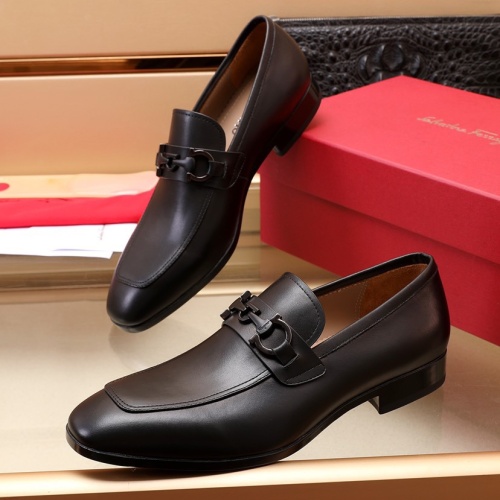 Salvatore Ferragamo Leather Shoes For Men #1050140 $125.00 USD, Wholesale Replica Salvatore Ferragamo Leather Shoes