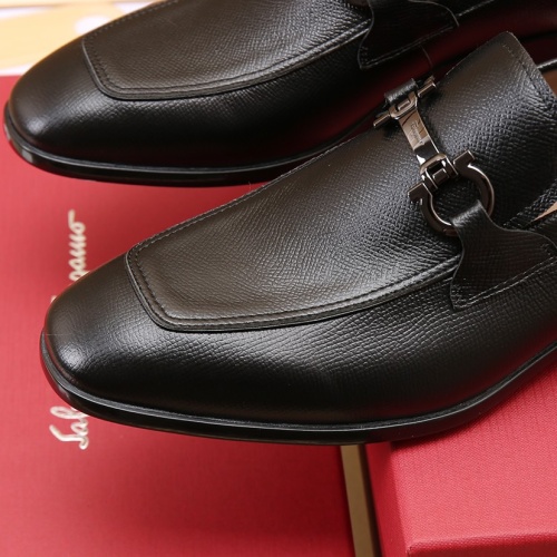 Replica Salvatore Ferragamo Leather Shoes For Men #1050146 $125.00 USD for Wholesale