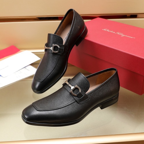 Salvatore Ferragamo Leather Shoes For Men #1050155 $125.00 USD, Wholesale Replica Salvatore Ferragamo Leather Shoes