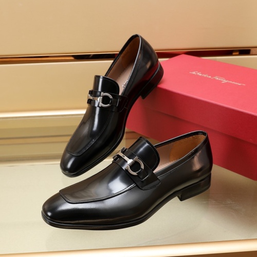Salvatore Ferragamo Leather Shoes For Men #1050157 $125.00 USD, Wholesale Replica Salvatore Ferragamo Leather Shoes