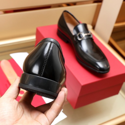 Replica Salvatore Ferragamo Leather Shoes For Men #1050157 $125.00 USD for Wholesale