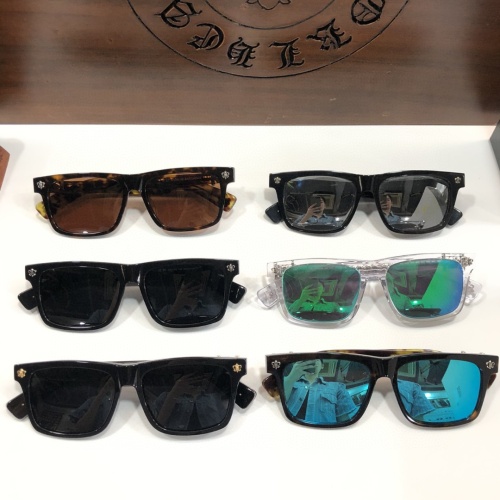 Replica Chrome Hearts AAA Quality Sunglasses #1050260 $60.00 USD for Wholesale