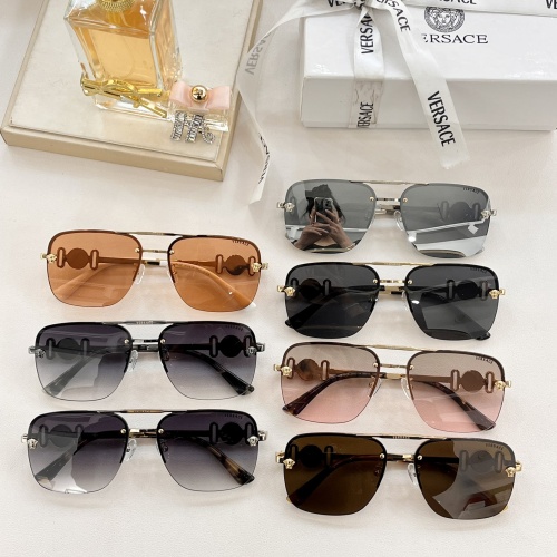 Replica Versace AAA Quality Sunglasses #1050396 $60.00 USD for Wholesale