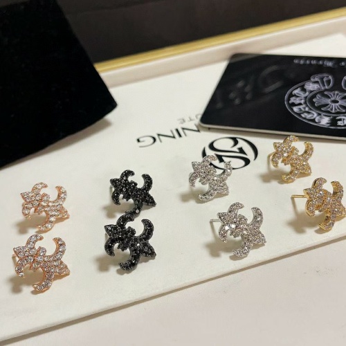 Replica Chrome Hearts Earrings For Women #1050567 $39.00 USD for Wholesale