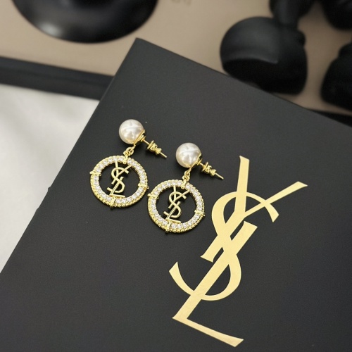 Replica Yves Saint Laurent YSL Earrings For Women #1050640 $25.00 USD for Wholesale
