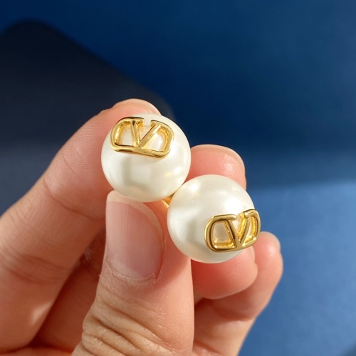 Replica Valentino Earrings For Women #1050753 $27.00 USD for Wholesale