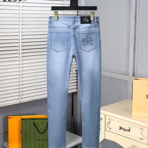 Replica Chrome Hearts Jeans For Men #1050811 $42.00 USD for Wholesale