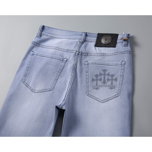 Replica Chrome Hearts Jeans For Men #1050811 $42.00 USD for Wholesale