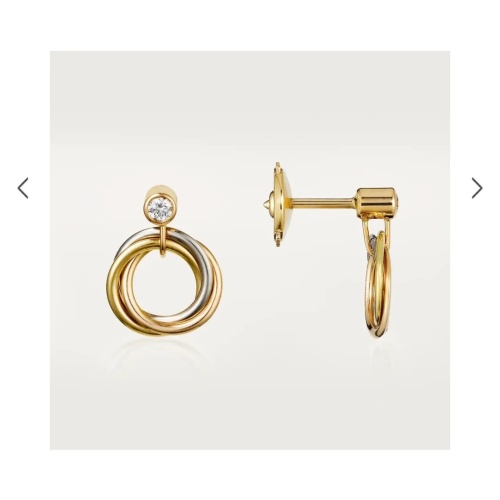 Replica Cartier Earrings For Women #1051087 $45.00 USD for Wholesale
