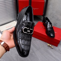 $80.00 USD Salvatore Ferragamo Leather Shoes For Men #1049273
