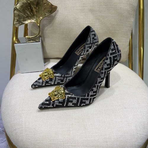 Versace High-Heeled Shoes For Women #1051106