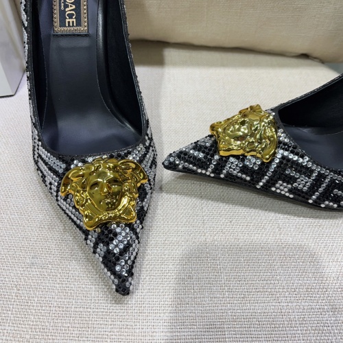Replica Versace High-Heeled Shoes For Women #1051106 $132.00 USD for Wholesale