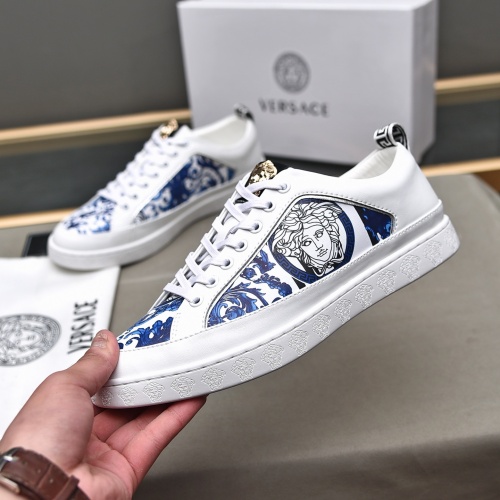 Replica Versace Casual Shoes For Men #1051185 $76.00 USD for Wholesale