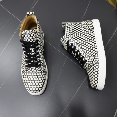 Replica Christian Louboutin High Top Shoes For Men #1051187 $88.00 USD for Wholesale