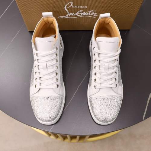 Replica Christian Louboutin High Top Shoes For Men #1051188 $88.00 USD for Wholesale