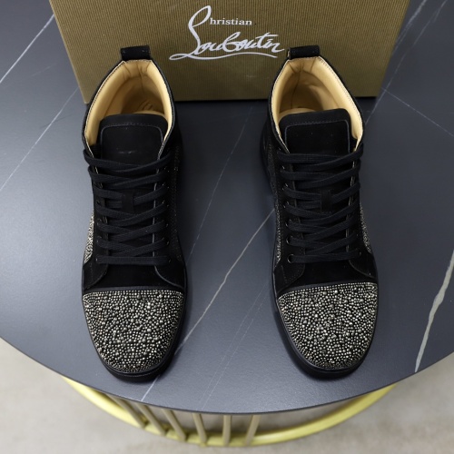 Replica Christian Louboutin High Top Shoes For Men #1051189 $88.00 USD for Wholesale
