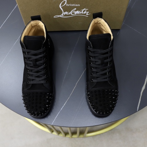 Replica Christian Louboutin High Top Shoes For Men #1051193 $88.00 USD for Wholesale