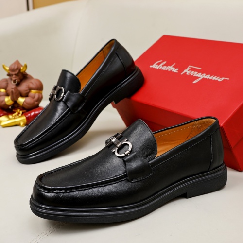 Salvatore Ferragamo Leather Shoes For Men #1051201 $82.00 USD, Wholesale Replica Salvatore Ferragamo Leather Shoes