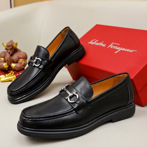 Salvatore Ferragamo Leather Shoes For Men #1051202 $82.00 USD, Wholesale Replica Salvatore Ferragamo Leather Shoes