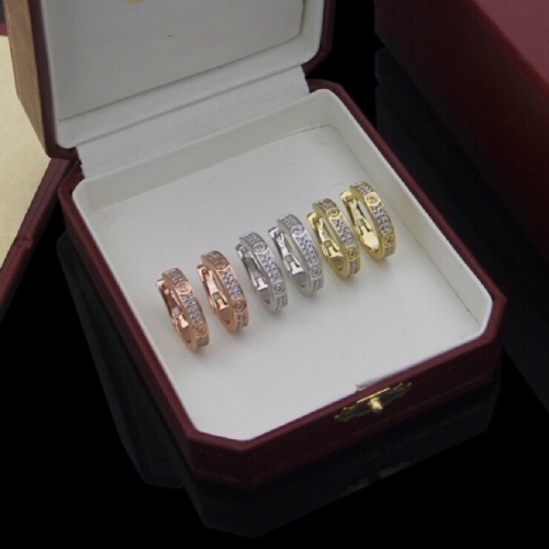 Replica Cartier Earrings For Women #1051294 $32.00 USD for Wholesale